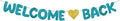 Fulmoon Pre Strung Welcome Back Glitter Banner First Day of School Party by Fulmoon