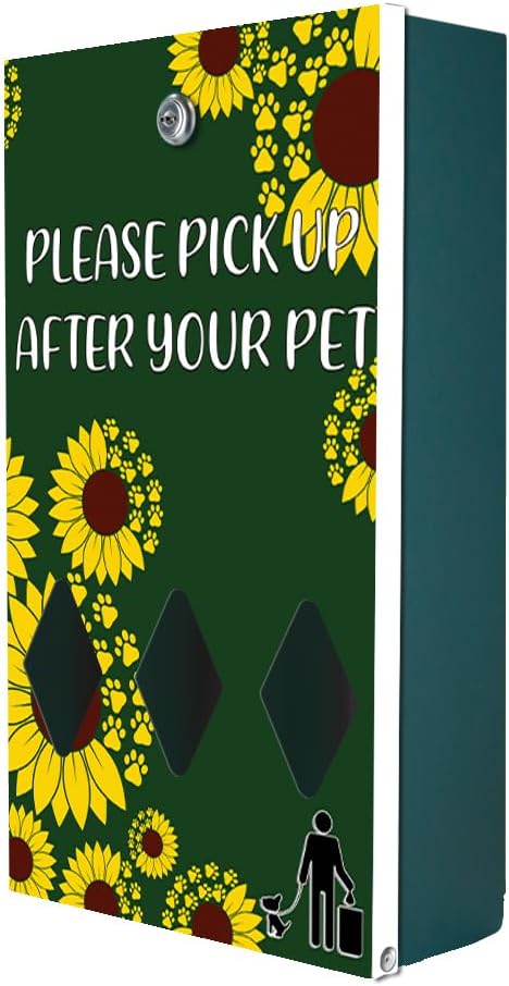 Zero Waste USA - DISPENSE-ART™ Roll Bag Dispenser & Sign - Sunflower | - Image 3