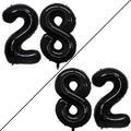 Number 28 Balloons for 28th Birthday Party Decorations, 42 Inch Jumbo Foil by GOER