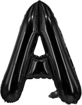 Lovoir 40 Inch Large Black Letter A Balloons Big Size Jumbo Mylar Foil Helium by Lovoir
