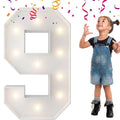 3FT Light Up Numbers Letters, Mosaic Numbers by MerryMosaics