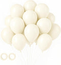 Voircoloria 105pcs Ivory White Party Latex Balloons, 12inch | by Voircoloria