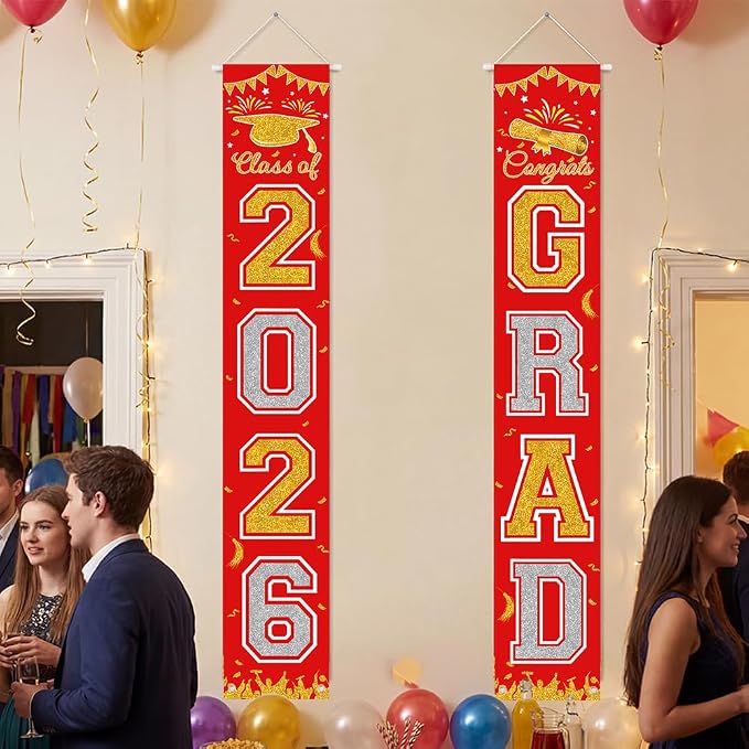 Graduation Banner 2026, Class of 2026 Banner, Indoor Outdoor Graduation Party - Image 4