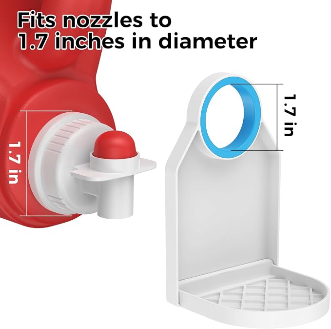 KMOUANTS Laundry Detergent Dispenser Cup Holder, Nozzle Upgraded Labor-Saving - Image 4