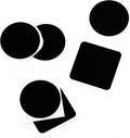 Black Double Sided Sticky Pads 3.15 Inches Round Adhesive Suction Tab Perfect by Unknown
