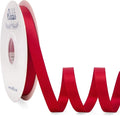 Ribbli Red Satin Ribbon Double Faced Satin 1/2 inch x Continuous 50 Yards-Red by Ribbli