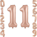 40 Inch Caramel Foil Number 11 Balloon by TNCDJKPA