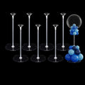 8 Set Balloon Stand Kit Balloon Table Desktop Stand Sticks Centerpieces Holder by YMULAS