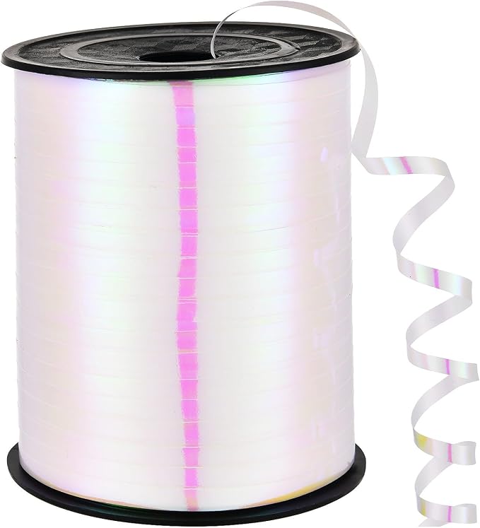 White Ribbon, 500 Yard Curling Ribbon by LACNNY