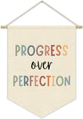 Positive Affirmation Wall Decor Canvas Banner, Classroom Decor, Progress Over by Unknown