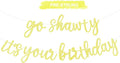 BEISHIDA Light Yellow Pre-Strung Go Shawty It's Your Birthday Banner Decor | by Beishida