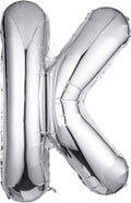 Single Aluminum Hanging Foil Film Silver Letter Balloons K 40 Inch | by FFNIU