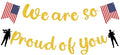 Retirement Party Decorations We Are So Proud of You Banner Welcome Home Banner by Adecortalk