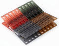 20 Pack Assorted Color Square Plastic Clips by Zenithly