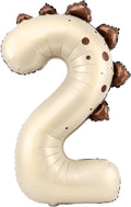 Dinosaur Number 2 Balloon, 30 Inch Birthday Party Decorations by AXBMM