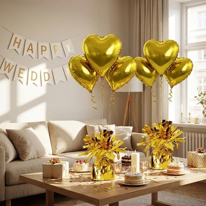 Balloon Weights, 24 Pieces, Weight 0.36Lb | Aluminum Foil, Suitable - Image 2