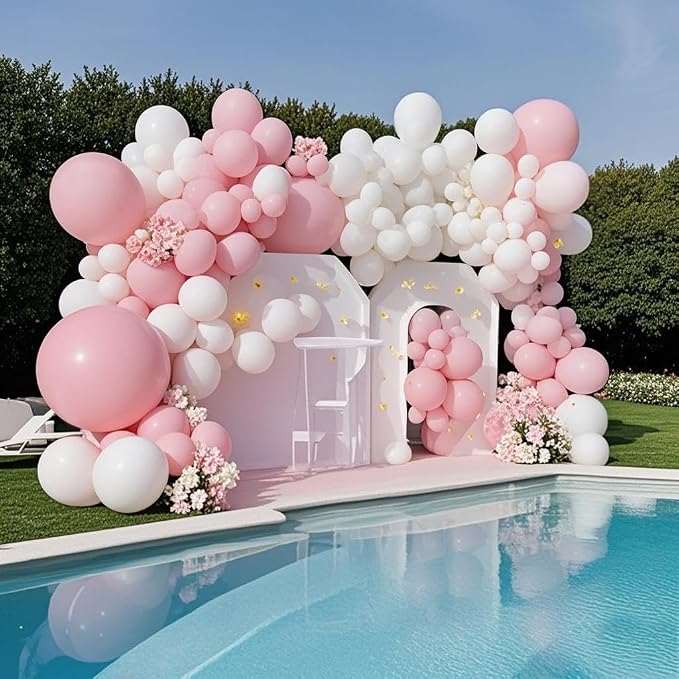 White Balloons 145pcs Different Sizes 5in 10in 12in 18in White Latex Balloon - Image 6