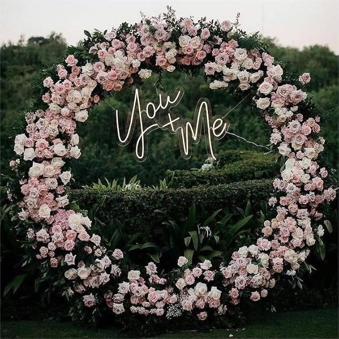 Round Backdrop Stand Arch Balloon Golden Metal Circle Garland Frame - Image 6