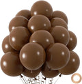 50pcs Brown Balloons, 12inch Dark Brown Latex Neutral Balloons | Balloons by ZizasAry
