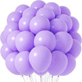 Voircoloria 66pcs Pastel Purple Light Purple Latex Party Balloons, 12inch | by Voircoloria