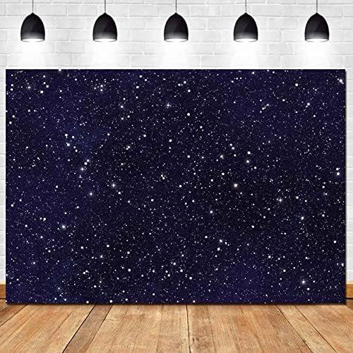9X6FT Night Sky Star Universe Space Starry Photography Backdrops Kids Boy or by HQM