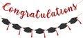 Class of 2026 Graduation Decorations Pre-Strung Glitter Congratulations Banner by Unknown