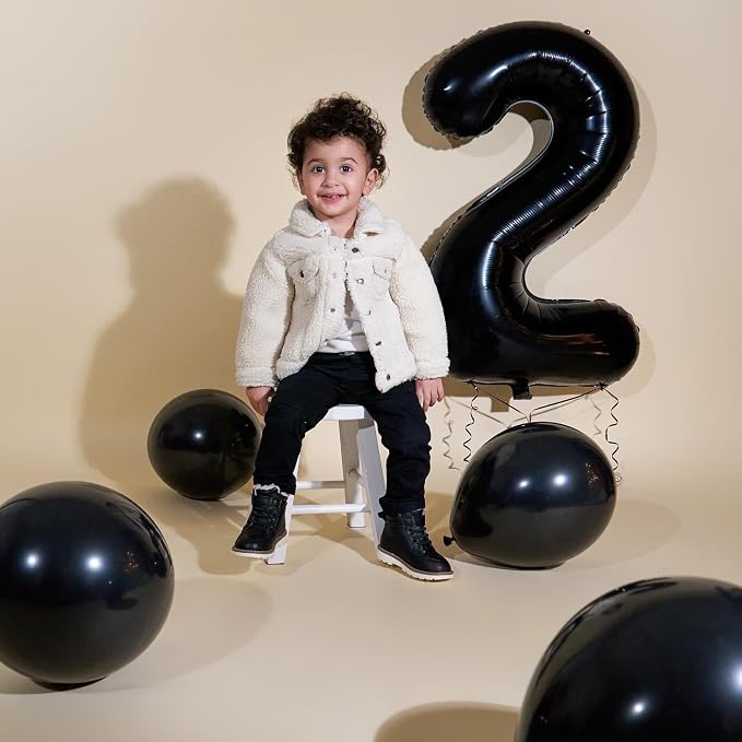 Black Number 20 Balloon 40 Inch - Image 3