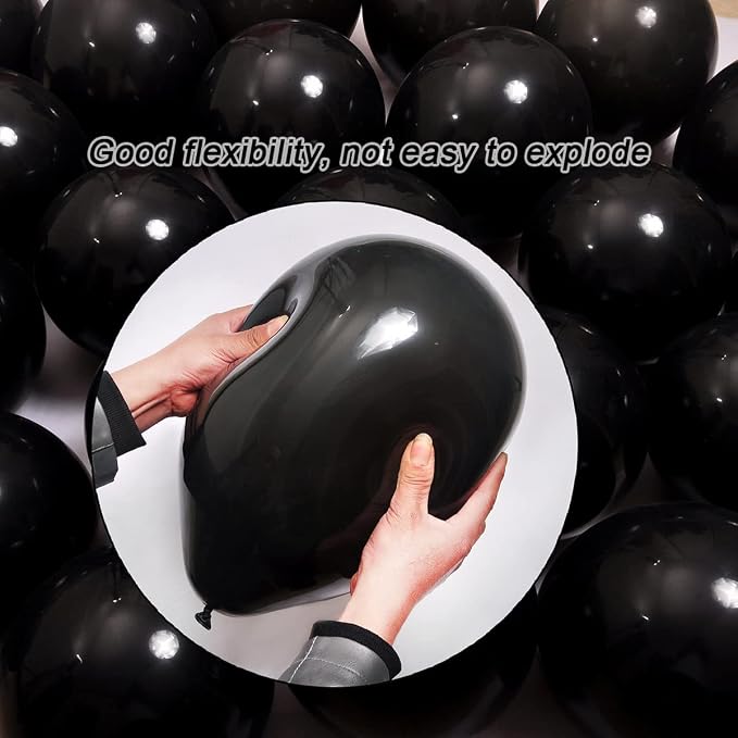300 Pack Black Balloons 12 inch Black Latex Party Balloon Bulk - Image 3