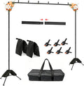 Hemmotop Photo Backdrop Stand 11x10ft, Heavy Duty Background Frame Kit | by Hemmotop