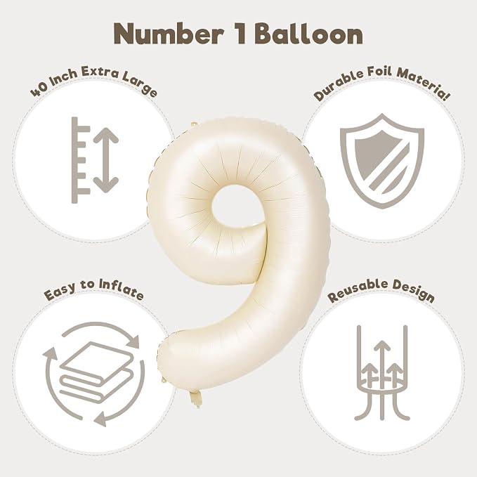 Number Balloons for Birthday Decorations - Image 3