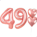 40 inch Rose Gold Birthday Balloons by Unknown