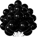 Black Balloons 50 Pcs 12 Inch Black Latex Balloons, Photo Backdrop | Black by Adeyoo