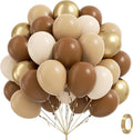 60pcs Brown Balloons 12inch by Leraqertra