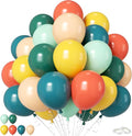 Colorful Balloons, Retro Boho Carnival Rainbow Baby Shower Sun Party Decorations by FunHot