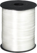 ZOOYOO 500 Yards White Crimped Curling Ribbon Balloon String Roll Balloon by ZOOYOO