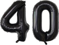 SINBEE Black 40inch Reusable Mylar Foil Balloon, Anniversary, Party Decorations by United-UnicornsParty