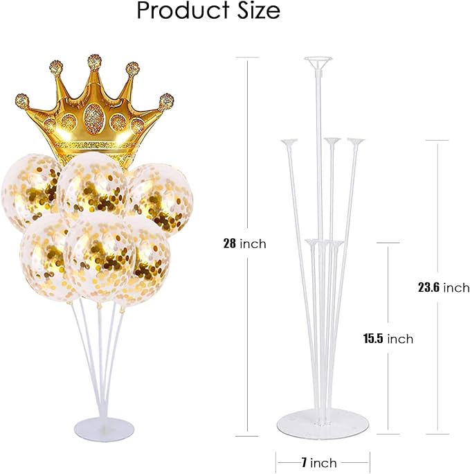10 Sets of Balloon Stands for Table Balloon Stand Allowing Balloons To Float - Image 2