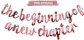 BEISHIDA Bright Rose Gold Pre-Strung The Beginning of A New Chapter Banner | by Beishida
