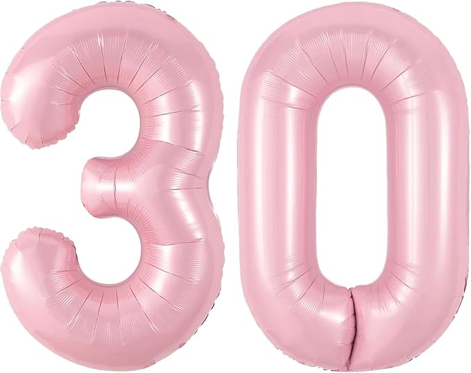 Number Balloons Pink Party Balloon by United-UnicornsParty