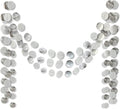 6 Pcs Glitter Silver Paper Circle Dots Garland Hanging Streamer Birthday by TTSAM