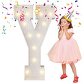 4FT Marquee Light Up Letters, Large Marquee Letters, Mosaic Balloon Frame Big by MerryMosaics