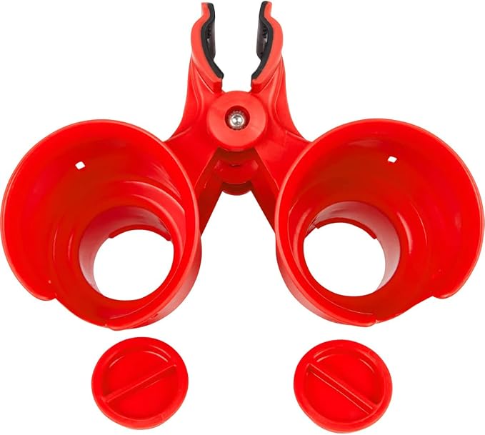 Patented Clamp On Boat Cup Holder |Multifunction Dual Drink Caddy - Image 4