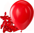 Bezente Red Balloons Latex Matte Party Balloons 150 Pack 5 inch Small | Red by Bezente