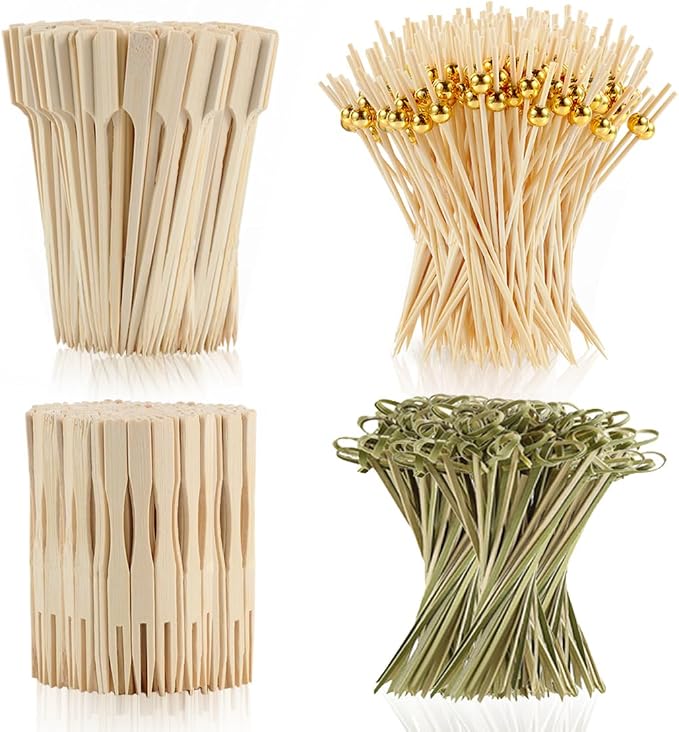 400 Cocktail Picks Bamboo Skewers by Unknown