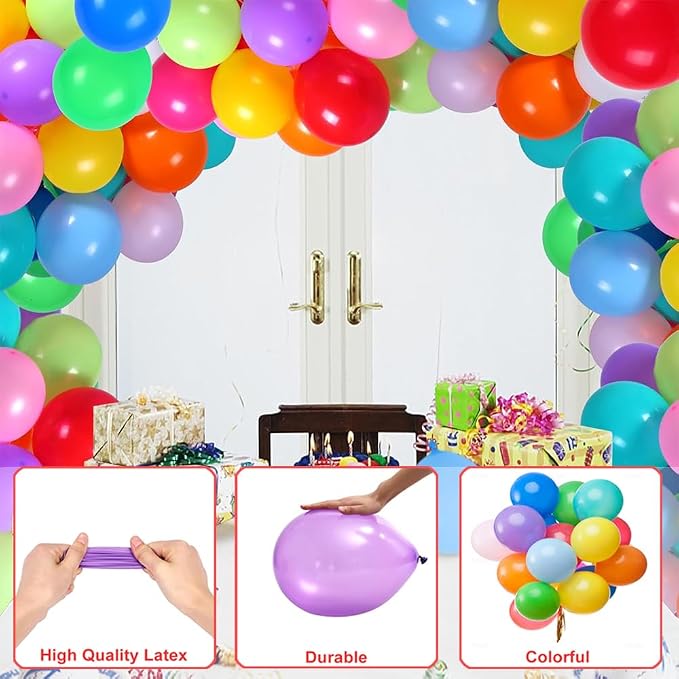 1000 Pcs Balloons Assorted Color, 10 Inch - Image 5