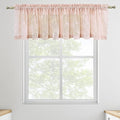 FINECITY Blush Lace Valance Curtain by FINECITY