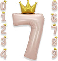 AULE 40 Inch Big Pink 7 Balloon Number by AULE