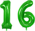 Number 16 Balloons for 16th Birthday Party Decorations, 0-100 Large No.16 by Joycard