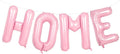 Pink HOME Balloons 40 Inch, Large HOME Letter Banner by Xinvery