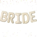 Cream White Bride Balloons 40 Inch Bridal Shower Bachelorette Wedding Balloons by Unknown